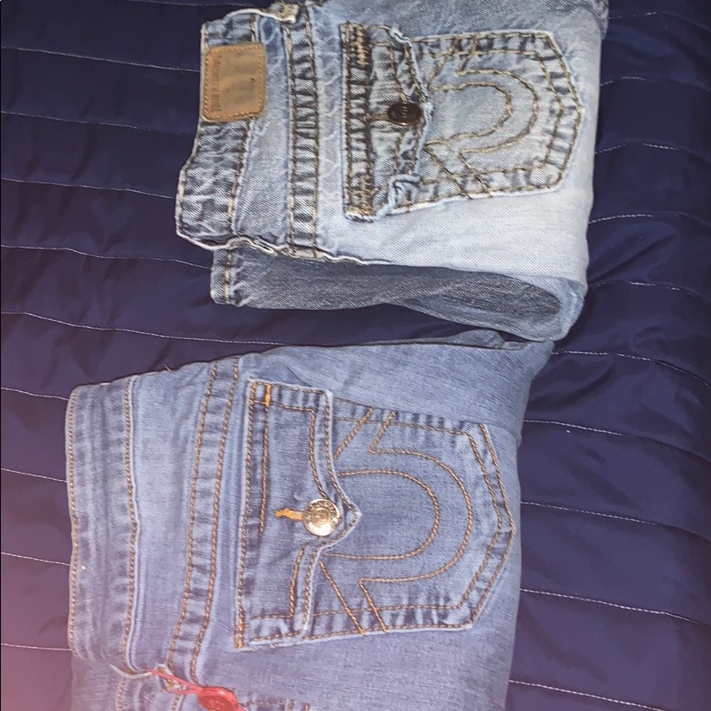 I am selling 2 true religion kids jeans